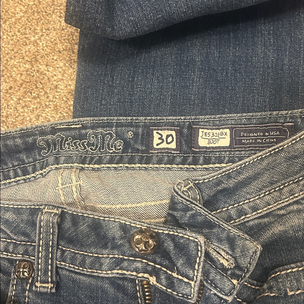 Miss Me Light Blue Denim Jeans